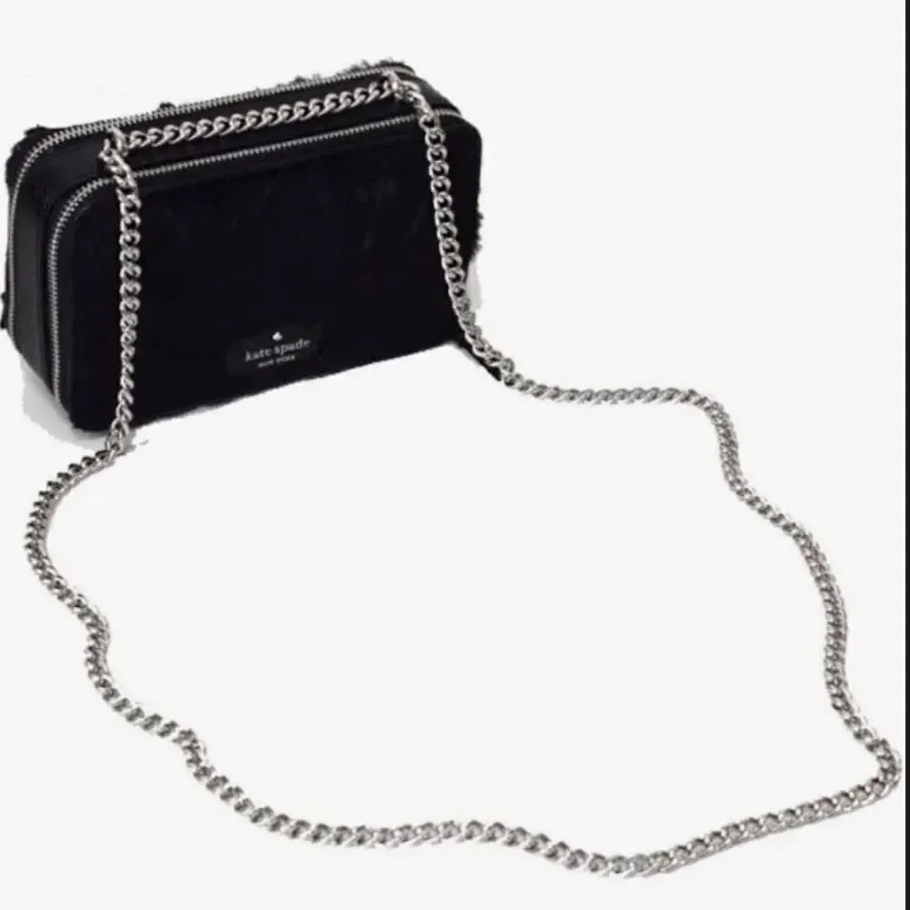 Kate spade shearling crossbody bag